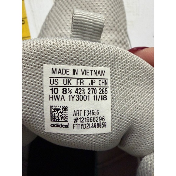 Adidas Questar X BYD‎ Gray White Womans Size 10 Running Shoes - Picture 6 of 6